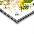 Arrangement of dried pressed flowers Acrylic print