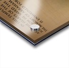 President Lincoln statue Impression Acrylique