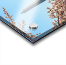 Washington Monument towers above blossoms Acrylic print