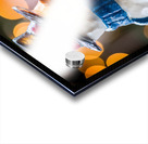 Christmas snowmen candle at xmas Acrylic print