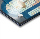 Detail of wall mural of George Washington Acrylic print