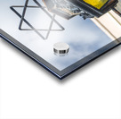 Antique lamp at entrance to synagogue Acrylic print