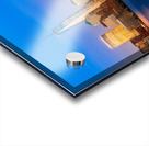 Skyline of Lower Manhattan at night Acrylic print