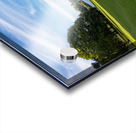 English lawn running down to lake Impression Acrylique