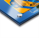 Diesel locomotive train engine Taiere Gorge line Acrylic print