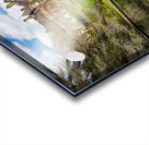 View of the manor house at Bodnant Gardens in North Wales Impression Acrylique