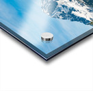 Majestic mountains from Keystone Canyon rise over trees Impression Acrylique