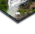 Dramatic waterfall of Horsetail Falls in Keystone Canyon Acrylic print