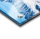 Majestic mountains of Thompson Pass rise over trees Acrylic print