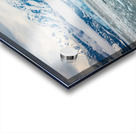 The Hubbard glacier near Valdez in Alaska on cloudy day Acrylic print