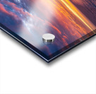 Sunset by Mt Fairweather and the Glacier Bay National Park in Al Impression Acrylique