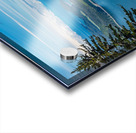 Panorama of the mountain range at Icy Strait Point in Alaska Acrylic print