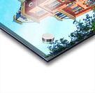 Water color of Woodburn Hall at WVU in Morgantown Acrylic print