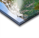 View from Mount Roberts toward Mt Juneau with waterfall in Alask Impression Acrylique