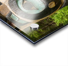 Detail of carved totem pole in the Sitka National Historical Par Acrylic print