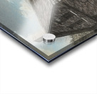 Charcoal drawing of Lighthouse keeper house Bill Baggs Impression Acrylique