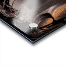 Mechanic checks 1916 Baldwin locomotive Acrylic print