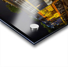 Diesel railroad engine at night Acrylic print