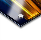 Vintage car at railroad crossing Impression Acrylique