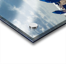 Yellow and green lifeguard station on Miami beach Acrylic print