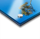 Serra Cross in Ventura California between trees Acrylic print