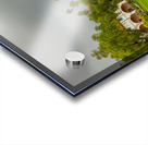 Cloudy stormy day at Santa Barbara Mission Acrylic print