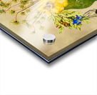 Arrangement of dried pressed flowers Acrylic print