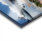 US Airways plane lands at Princess Juliana airport St Martin Acrylic print