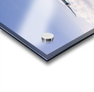 Airplane lands at Princess Juliana airport Acrylic print