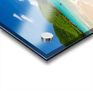 Glorious beach at Anse Marcel on St Martin Acrylic print