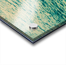 Womans head against infinity edge pool Acrylic print