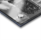 Abandoned historic British church monchrome Acrylic print