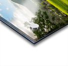 View over fields to Ambleside Lake District Acrylic print