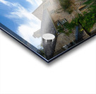 Old cotswold stone houses in Icomb Acrylic print