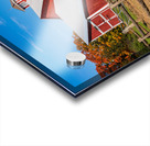 Grandview Farm barn with fall colors in Vermont Acrylic print