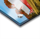 Grandview Farm barn with fall colors in Vermont Impression Acrylique