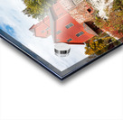 Old Red Mill in Jericho Vermont during the fall Acrylic print