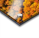 Aerial view of hairpin bend in Smugglers Notch Acrylic print