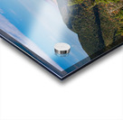 Aerial view of Smugglers Notch in the fall Acrylic print