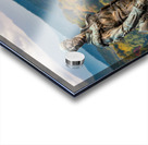 Mountaineer statue from WVU with fall leaves in West Virginia Acrylic print