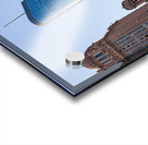 Trump Hotel towers over downtown Chicago Impression Acrylique