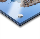 Wrigley building and Trump tower Chicago Acrylic print