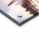 Sunset over city skyline Chicago from Observatory Acrylic print