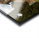 Old wooden cross in Stokesay graveyard Acrylic print