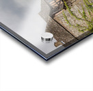 Stokesay Castle in Shropshire on cloudy day Impression Acrylique