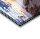 Sunset over Formby Beach through dunes Impression Acrylique