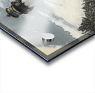 Cape Florida lighthouse in colorized charcoal Acrylic print