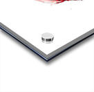 Wine pouring from bottle into glass Acrylic print