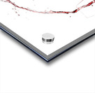 Wine pouring from bottle into glass Acrylic print