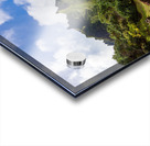 Jagged peaks above Lumahuli gardens Acrylic print